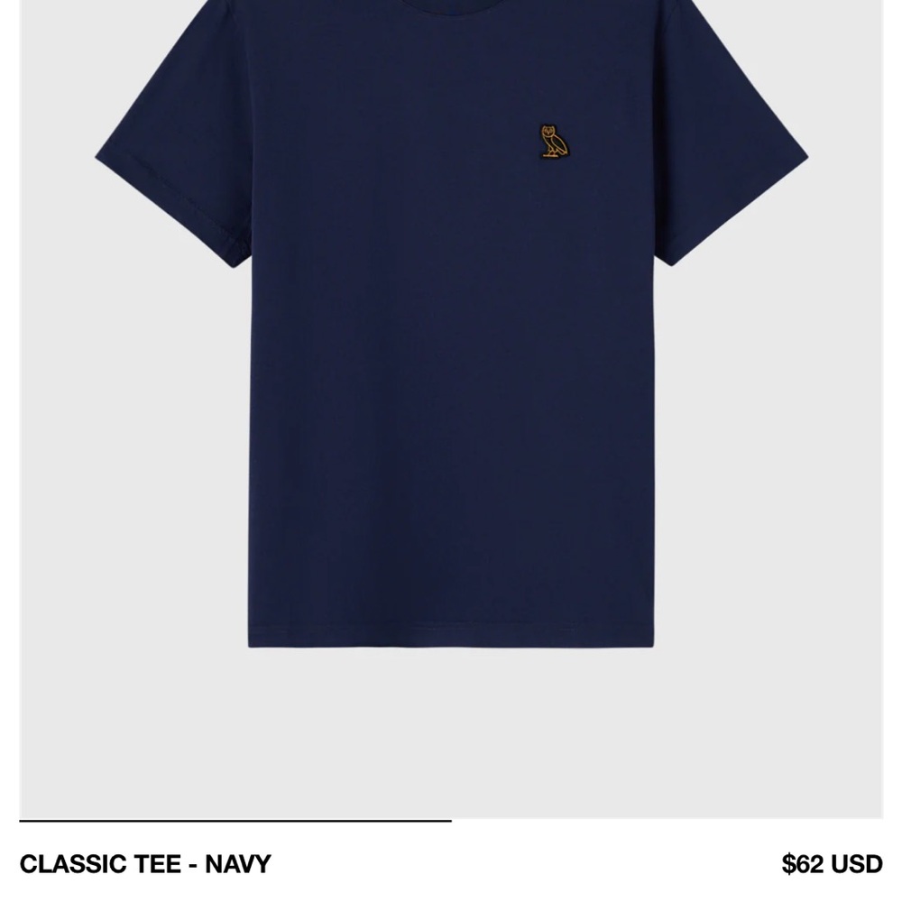 October’s Very Own navy tee